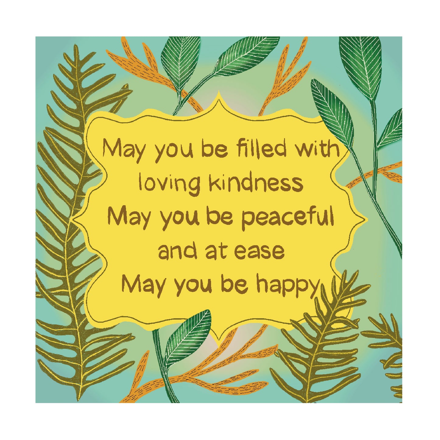 Loving Kindness Meditation Art Print