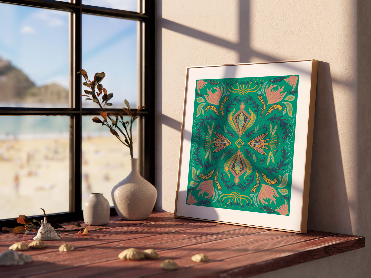 Azueljo Tile Art Print