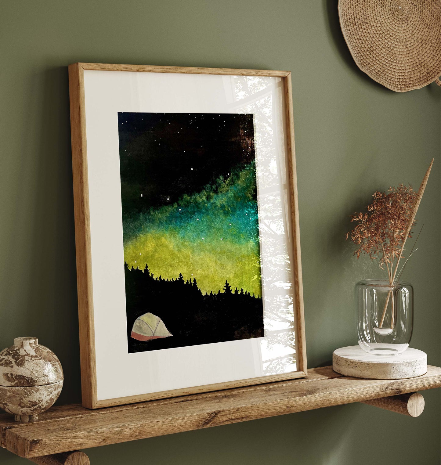 Camping Under the Stars Art Print